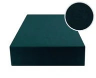 Prześcieradła dla dzieci - Prześcieradło Z Gumką 90X200 Jersey Zieleń Butelkowa - miniaturka - grafika 1