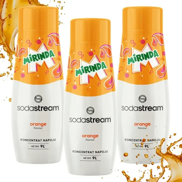 3x Syrop Sodastream Mirinda Koncentrat Do Saturatora 440ml Napój Do Wody