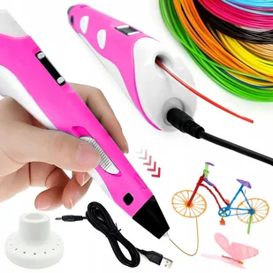 CoolStaff Długopis 3D Magiczny Pen Drukarka Zabawki Dla Dzieci Wkłady Filament PLA - Długopisy 3D - miniaturka - grafika 1