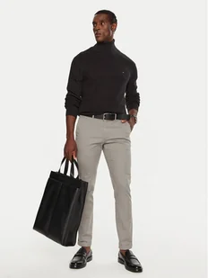Tommy Hilfiger Golf MW0MW36526 Czarny Regular Fit - Swetry męskie - miniaturka - grafika 1
