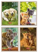 Zeszyty szkolne - Notatnik A640k kratka Animals (10 szt) Herlitz - zeszyt - miniaturka - grafika 1