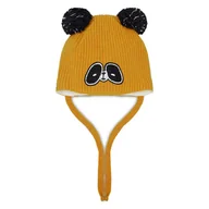 Czapki dla dzieci - Czapka Jamiks Panda Iva JZF086-P Żółty - miniaturka - grafika 1