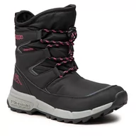 Śniegowce damskie - Kappa Śniegowce Youma Tex T 260900T Black/Pink 1122 - miniaturka - grafika 1