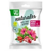 Cukierki - Odra Karmelki ziołowe dzika róża Naturales 60g CODR.7100 - miniaturka - grafika 1