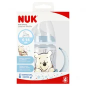 Butelki dla niemowląt - NUK Butelka 150 ml 6-18m z uchwytem First mix Kubuś - miniaturka - grafika 1