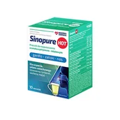 Przeziębienie i grypa - Rodzina Zdrowia Sinopure Hot, 10 saszetek - miniaturka - grafika 1