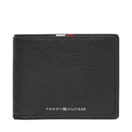 Portfele - Duży Portfel Męski Tommy Hilfiger Th Corp Mini Cc Wallet AM0AM13739 Czarny - miniaturka - grafika 1