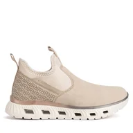 Półbuty damskie - Półbuty Rieker M6053-62 Beżowy - miniaturka - grafika 1