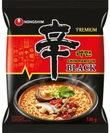 Kuchnie świata - Zupa makaronowa Premium Shin Ramyun Black z wołowiną i grzybami, średnio ostra 130g - Nongshim - miniaturka - grafika 1