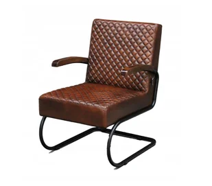 Fotel Iron Label #18 Skóra Naturalna Skórzany B 6279 - Fotele - miniaturka - grafika 1