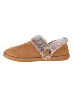 Kapcie damskie - Skechers Slippersy "Cozy Campfire" w kolorze jasnobrązowym - miniaturka - grafika 1