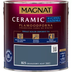 Farba ceramiczna MAGNAT KitchenBathroom granatowy agat B25 2,5 l - Farby wewnętrzne - miniaturka - grafika 1