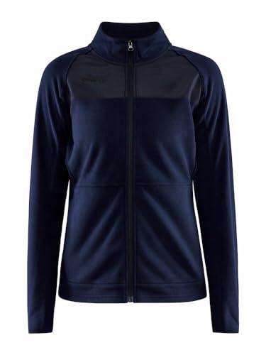 Craft ADV EXPLORE FLEECE MIDLAYER kurtka polarowa damska XL | Blaze | Szczotkowany polar | z otworem na kciuk | kieszenie zapinane na zamek błyskawiczny | Quick Dry kurtka damska | kurtka polarowa dla
