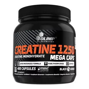 Olimp Olimp Creatine Mega Caps 1250 kreatyna 400 kapsułek - Zdrowa żywność - miniaturka - grafika 1