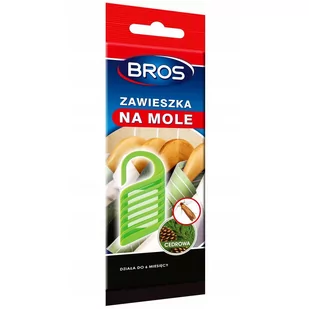 Bros zawieszka na mole 1+1 gratis cedrowa - Zwalczanie i odstraszanie szkodników - miniaturka - grafika 1