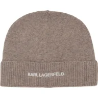 Czapki damskie - Karl Lagerfeld Czapka k/essential | z dodatkiem wełny i kaszmiru - miniaturka - grafika 1