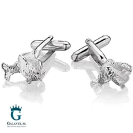 Spinki do mankietów i krawatów - Galante Spinki do mankietów Ryby PS-830 - miniaturka - grafika 1