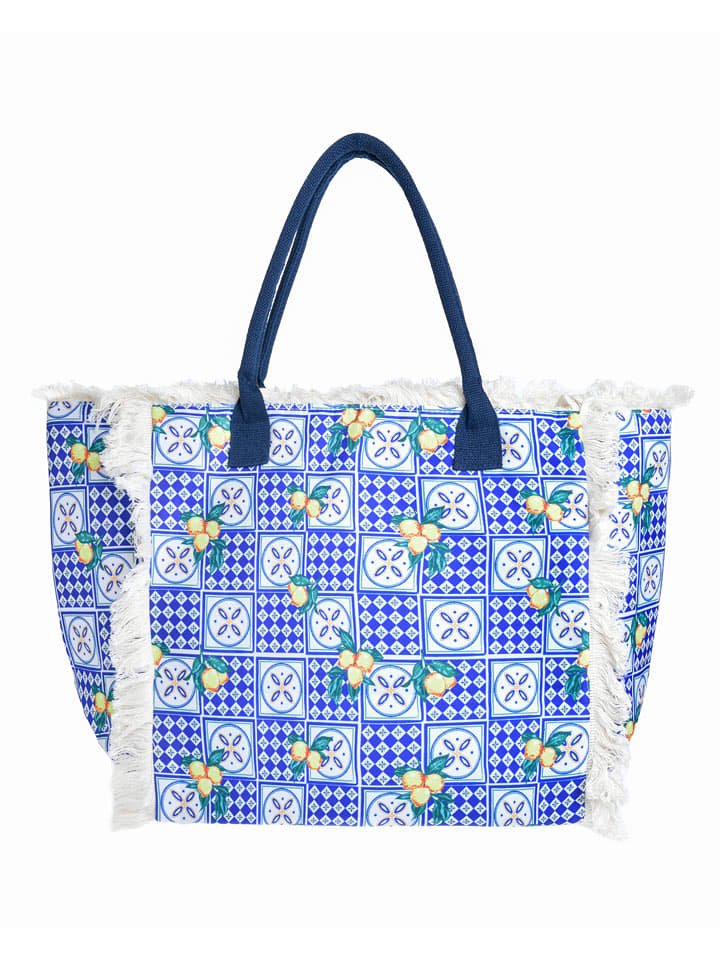 BLE Shopper bag w kolorze niebieskim - 50 x 33 x 20 cm