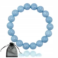 Bransoletki - Bransoletka ANGELIT ANHYDRYT kule 10 mm na gumce - miniaturka - grafika 1