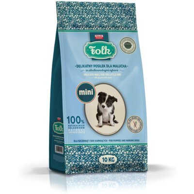Karma dla psa FOLK Junior Mini Delikatny posiłek dla malucha ze słodkowodnymi rybami 10 kg