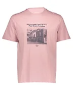 Koszulki męskie - Pepe Jeans Koszulka "Cooper" w kolorze jasnoróżowym - miniaturka - grafika 1