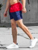 Kąpielówki męskie - Spodenki plażowe granatowe Recea - miniaturka - grafika 1