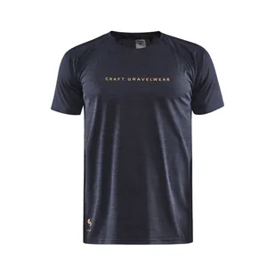 Męska Koszulka z krótkim rękawem CRAFT ADV GRAVEL SS TEE M 1913183-999200 – Czarny - Koszulki męskie - miniaturka - grafika 1
