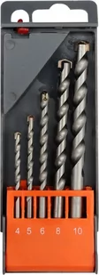 Sthor Kpl wierteł do betonu 4 5 6 8 10mm 23331 - Wiertła - miniaturka - grafika 1