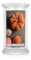 Świece - Kringle Candle Duża Świeca Zapachowa Z Dwoma Knotami Pumpkin Peppercorn 623G - miniaturka - grafika 1