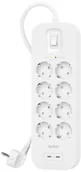 Listwy zasilające - Belkin Surge Protection w. USB C 8 Outlet Dual - miniaturka - grafika 1