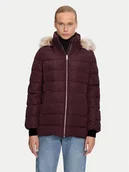 Kurtki damskie - Tommy Hilfiger Kurtka puchowa WW0WW43600 Fioletowy Regular Fit - miniaturka - grafika 1