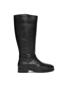 Tommy Hilfiger Kozaki FW0FW08873 Czarny - Kozaki damskie - miniaturka - grafika 1