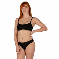 Stroje kąpielowe - DÓŁ stroju kąpielowego majtki figi damskie czarne Captain Mike r. 40 - miniaturka - grafika 1