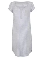 Koszule damskie - Damska ciążowa koszula nocna szara Bellybutton Maternity, r.XL - miniaturka - grafika 1