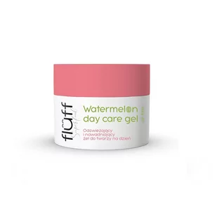 Fluff Watermelon Day Care Gel odświeżający i nawadniający żel do twarzy na dzień Arbuz 50ml - Kremy do twarzy - miniaturka - grafika 1