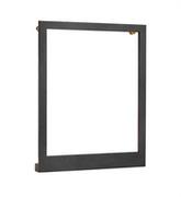 Lampy ścienne - Markslojd Kinkiet LAMPA ścienna FRAME 107362 metalowa OPRAWA ramka LED 10W prostokątna czarna 107362 - miniaturka - grafika 1