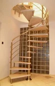 Schody strychowe - Schody spiralne DUDA model Venecja vertical 04 130 cm - miniaturka - grafika 1