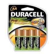 Baterie i akcesoria - Duracell AKUMULATORY AA NAŁADOWANE 4 SZTUKI HR06-P - miniaturka - grafika 1