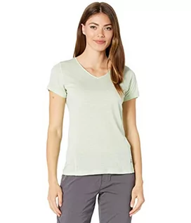 Koszulki i topy damskie - Fjallraven FJALLRAVEN damska koszulka Abisko Cool T-Shirt W podkoszulek, miętowa zieleń, XL F89472 - grafika 1