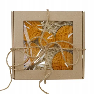 Zestaw świec podgrzewaczy węza pszczela PREZENT eko kraft - Świece - miniaturka - grafika 1