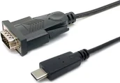 Adaptery i przejściówki - Adapter USB Manhattan MANHATTAN USB-C na szeregowy DB9/RS232 Adapter PL2303GT 1m 154499 - miniaturka - grafika 1