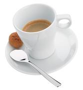 Filiżanki - WMF Barista filiżanka do espresso ze spodkiem i łyżeczką (06.8620.6040) - miniaturka - grafika 1