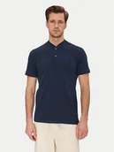 Koszulki męskie - Blend Polo 20717858 Granatowy Regular Fit - miniaturka - grafika 1