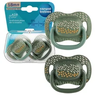 Smoczki uspokajające - Canpol Babies Silikonowy Smoczek Symetryczny 18m+ Mountains 2-pack - miniaturka - grafika 1