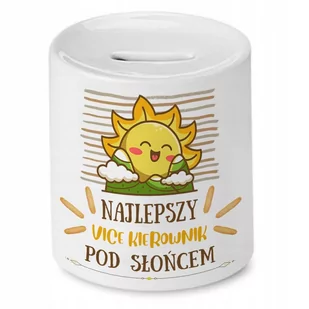 Dla Vice Kierownika Skarbonka na Urodziny Prezent z Nadrukiem ze Zdjęciem - Skarbonki - miniaturka - grafika 1