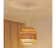 Lampy sufitowe - Brilagi - Żyrandol na lince SPACE YUTE 1xE27/15W/230V śr. 25 cm beżowy/biały - miniaturka - grafika 1