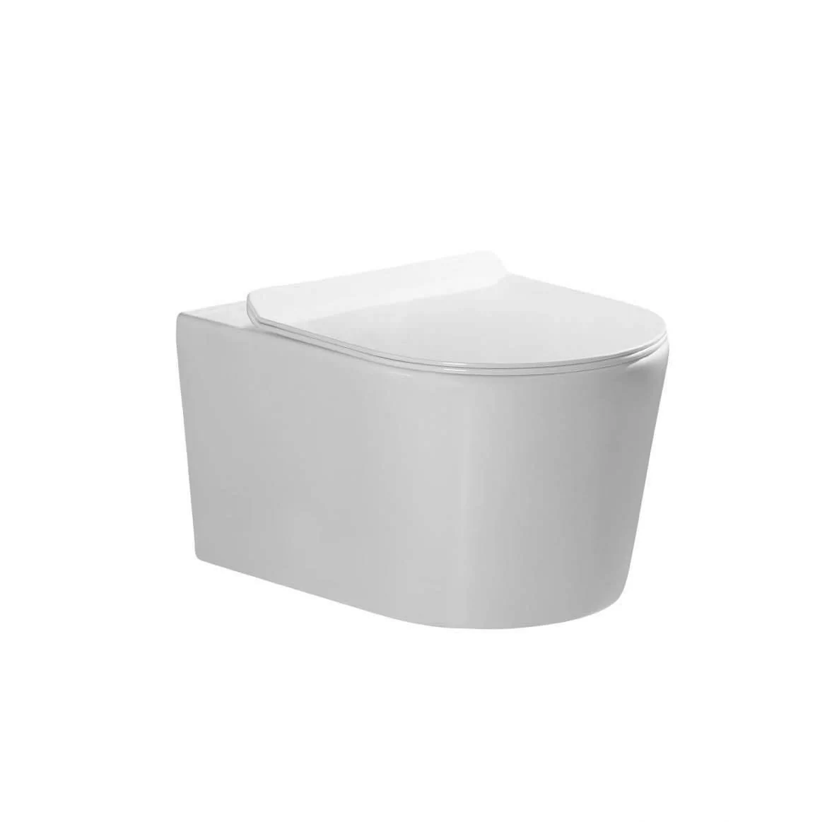 Miska WC Wisząca NOX 2.0 SuperFlush 53x36 + Deska Wolnopadająca Slim ABD02 Emporia