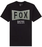 Koszulki męskie - t-shirt FOX TYPEFACE PREMIUM TEE BLACK - miniaturka - grafika 1