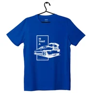 Odzież do sportów motorowych - T-shirt koszulka IS THAT A SUPRA JDM niebieska-XXL - miniaturka - grafika 1