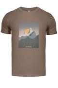 Koszulki sportowe męskie - Koszulka męska T-shirt Alpinus Numbur oliwkowy - miniaturka - grafika 1